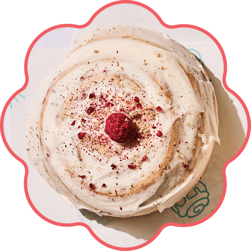 Sunshine Raspberry Laces Raspberry Crumble – sunshine-buns